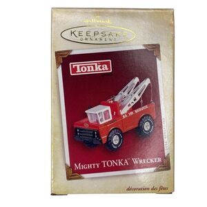 Mighty Tonka Wrecker 2005 Hallmark Ornament Die Cast Metal